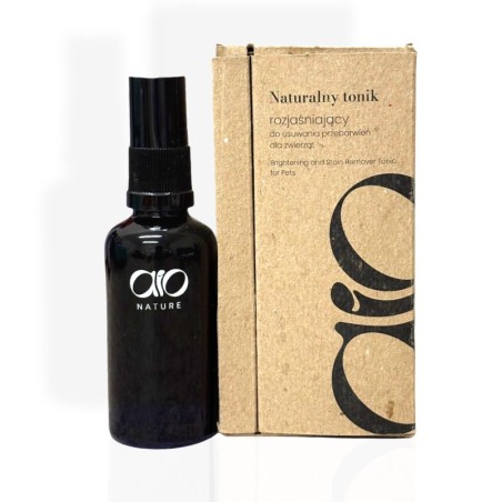 Aio Naturalny tonik rozjaśniający 50ml | higiena oczu i pyszczka dla psa