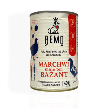 Bemo Marchwi Mnie Bażant 400 g | Karma mokra