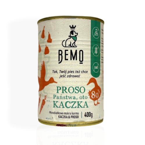 Bemo Proso Państwa Oto Kaczka 400g | Puszka dla psa
