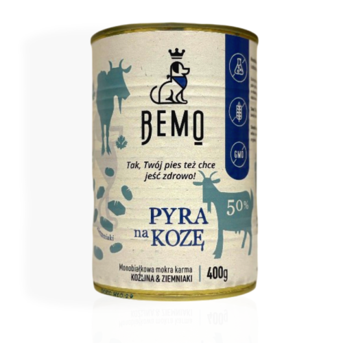 Bemo Pyra na Kozę 400g | Monobiałkowa karma psa