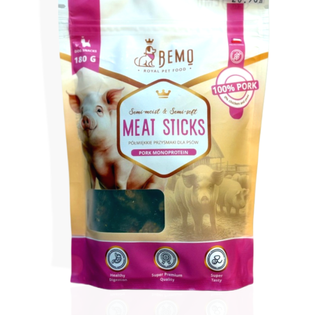 Bemo Meat Sticks Wieprzowina Mono 180 g | Przysmaki