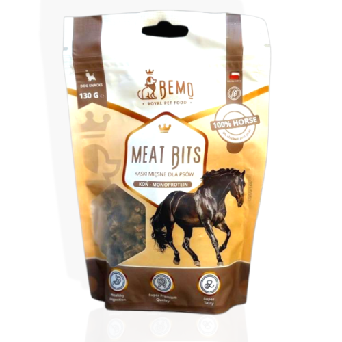 Bemo Meat Bits Konina Mono 130 g | Przysmaki