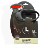 Flexi Smycz Giant L 8m czarna | smycz dla psa