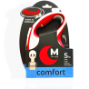 Flexi Smycz Comfort M 5m czerwona | smycz dla psa