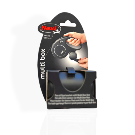 Flexi Multi Box czarny | akcesorium do smyczy