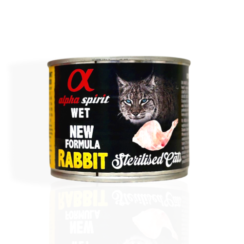 Alpha Spirit Sterilised Cats Rabbit 200g | mokra karma dla kota