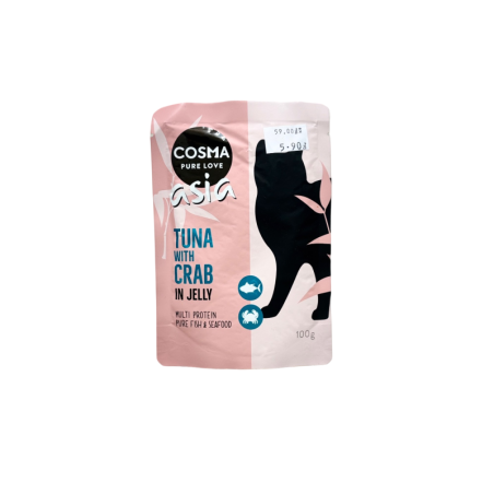 Cosma Asia tuńczyk z krabami 100g | Cosma