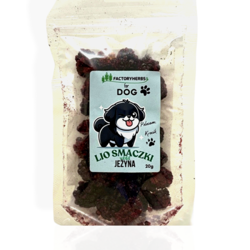 Factory Herbs Jeżyna liofilizowana 20g | Przysmak dla psa i kota