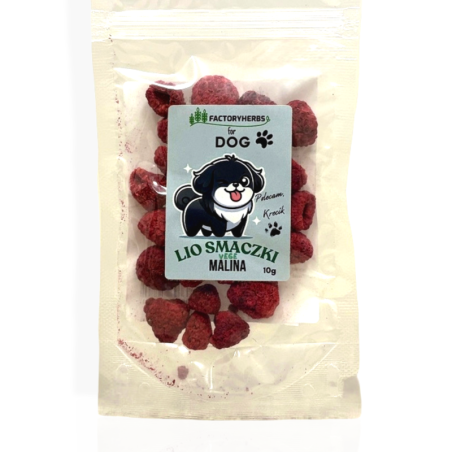 Factory Herbs Malina liofilizowana 10g | Przysmak dla psa i kota
