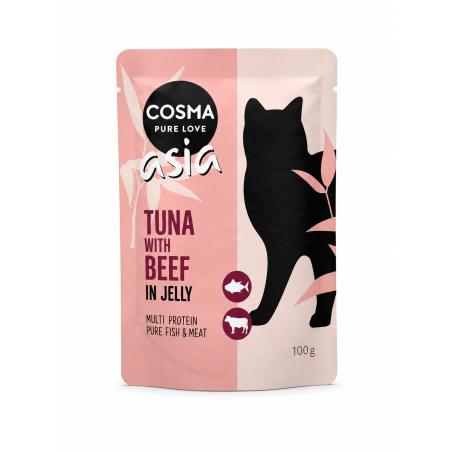 Cosma Asia Tuńczyk Wołowina 100g | Karma dla kota