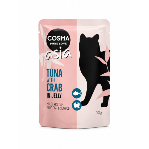 Cosma Asia Tuńczyk Krab 100g | Karma z owocami morza