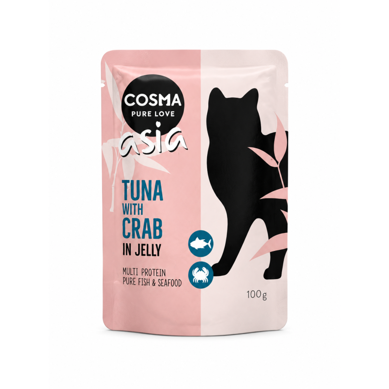 Cosma Asia Tuńczyk Krab 100g | Karma z owocami morza