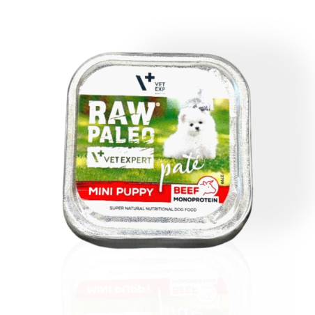 Raw Paleo Mini Puppy Pâté Beef 150g | Mokra karma dla szczeniąt