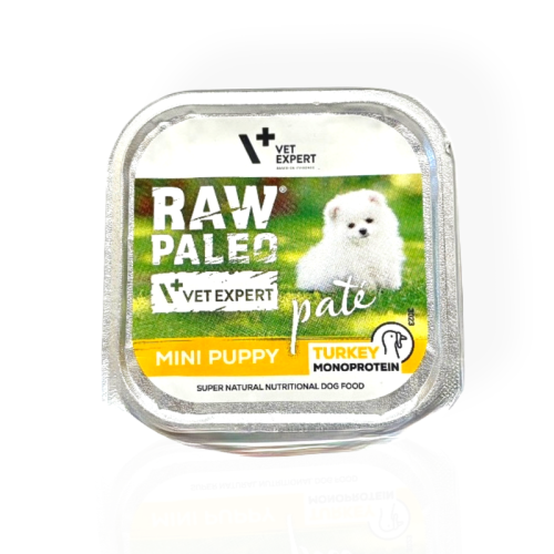 Raw Paleo Mini Puppy Pâté Turkey 150g | Mokra karma dla szczeniąt
