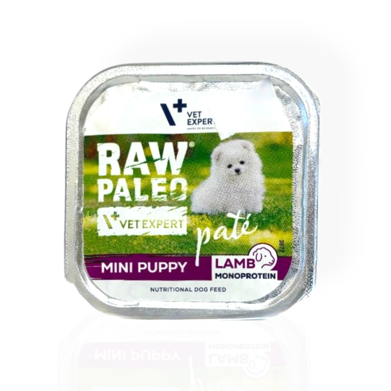 Raw Paleo Mini Puppy Pâté Lamb 150g | Mokra karma dla szczeniąt