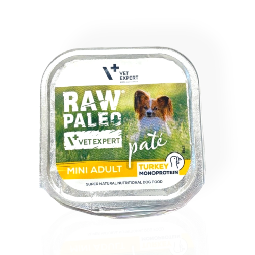 Raw Paleo Mini Adult Pâté Turkey 150g | Mokra karma dla psa