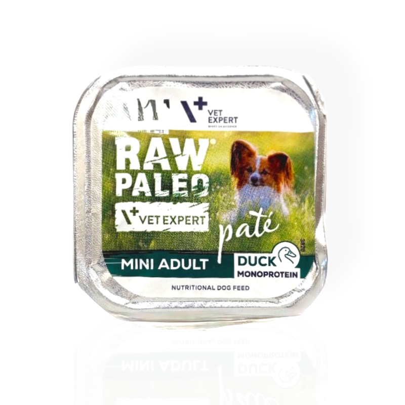 Raw Paleo Mini Adult Pâté Duck 150g | Mokra karma dla psa