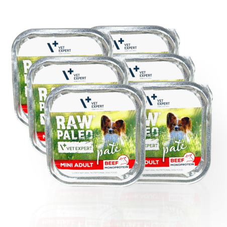 Raw Paleo Mini Adult Pâté Beef 150g | Mokra karma dla psa