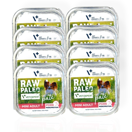 Raw Paleo Mini Adult Pâté Pork 150g | Mokra karma dla psa