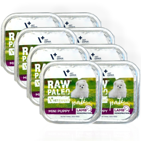 Raw Paleo Mini Puppy Pâté Lamb 150g | Mokra karma dla szczeniąt