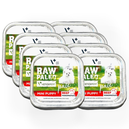 Raw Paleo Mini Puppy Pâté Beef 150g | Mokra karma dla szczeniąt