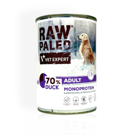 Raw Paleo Adult Duck 400g | Mokra karma dla psa