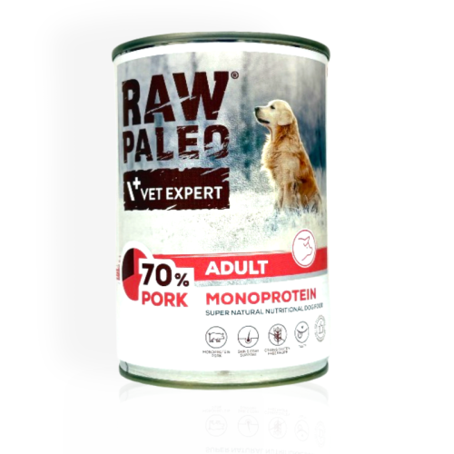 Raw Paleo Adult Pork 800g | Mokra karma dla psa