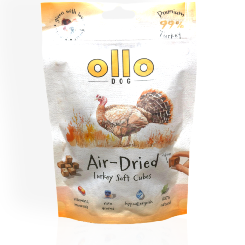 Ollo Soft Turkey Cubes 80 g | Przysmaki