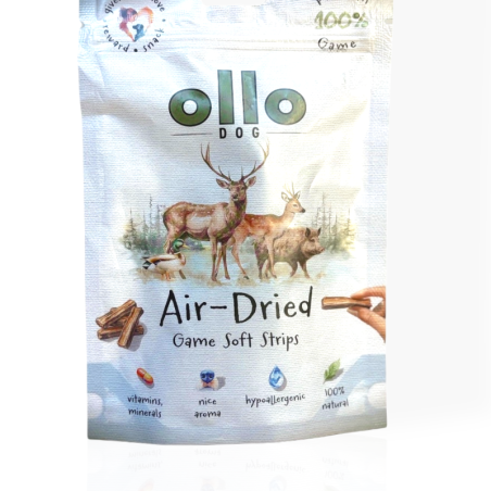 Ollo Air-Dried Game Strips 80 g | Przysmaki