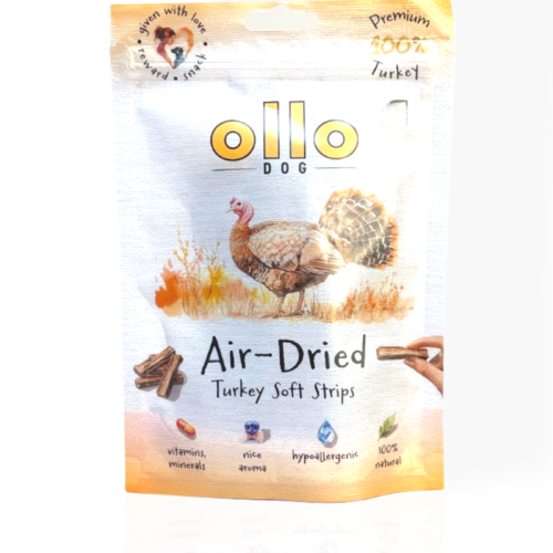 Ollo Air-Dried Turkey Strips 80 g | Przysmaki