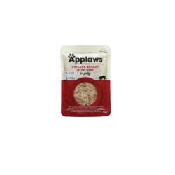 Applaws Kurczak z wołowiną w galarecie saszetka 70g | Applaws