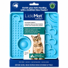Lickimat Catster Błękitna 22×15cm | Mata do lizania dla kota