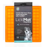 Lickimat Playdate Pomarańczowa 20×20cm | Mata do lizania dla psa
