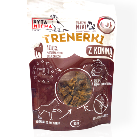 Syta Micha Trenerki Konina 80g | smaczki dla psa
