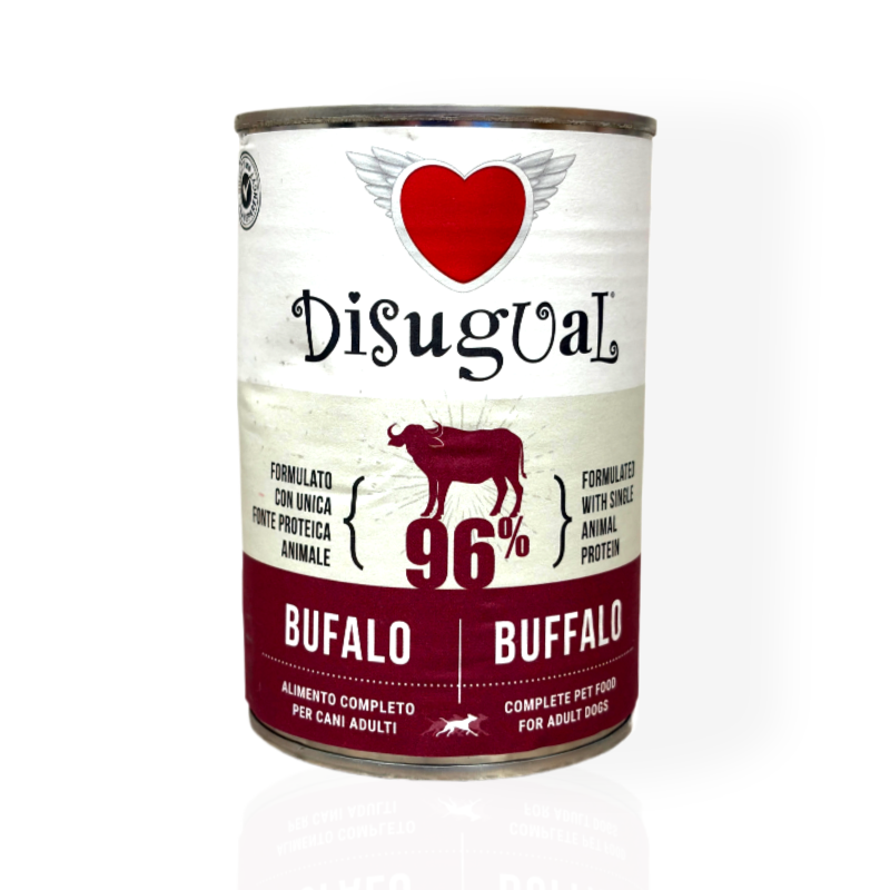 Disugual Monoprotein Adult Bawół 400g | karma monoproteinowa dla psa