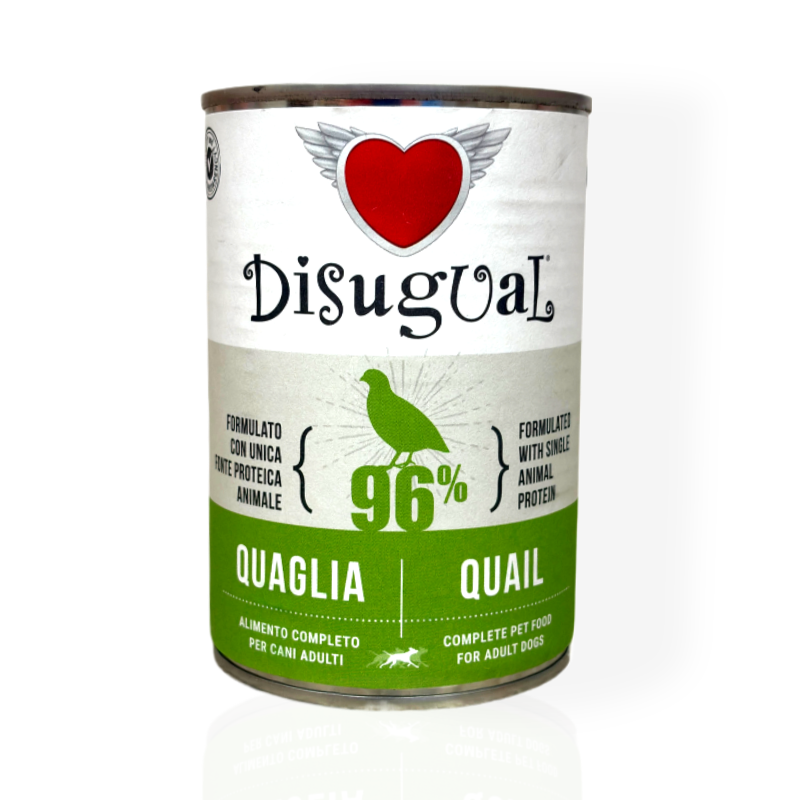 Disugual Monoprotein Adult Przepiórka 400g | karma monoproteinowa dla psa