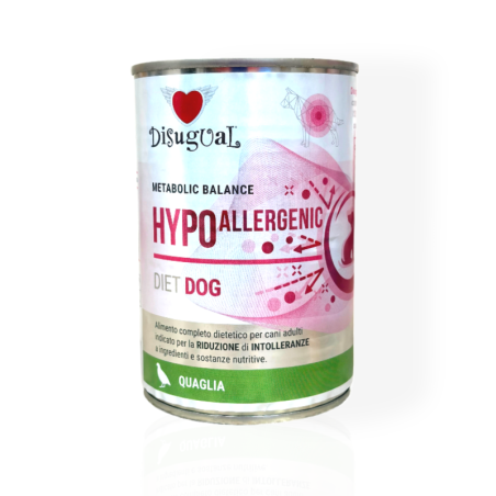 Disugual Vet Hypoallergenic Przepiórka 400g | karma weterynaryjna dla psa