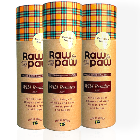 Raw for Paw WILD Reindeer 45 g | Przysmaki