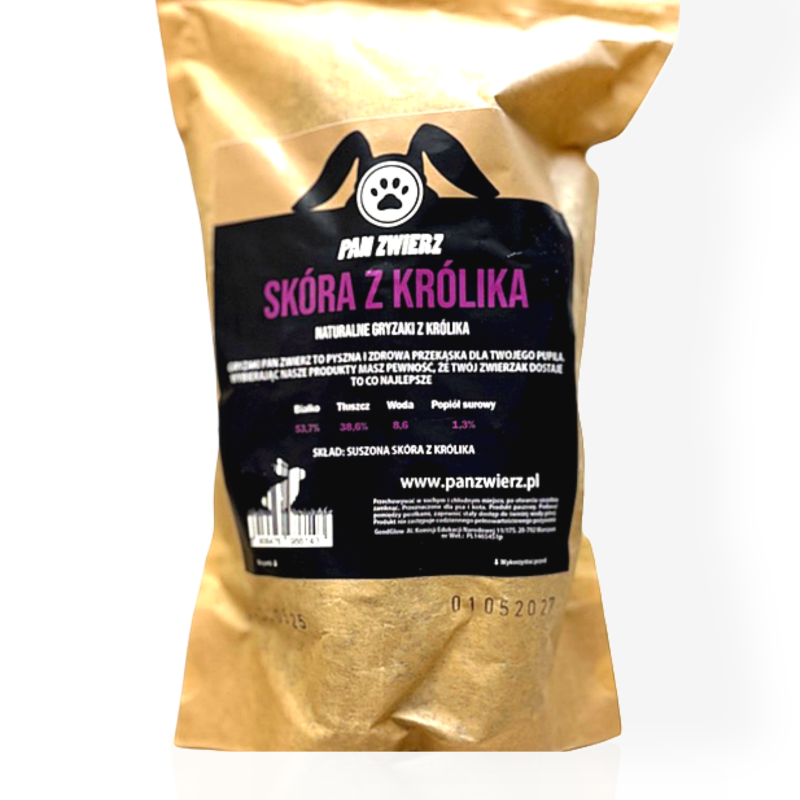Pan Zwierz Skóra z Królika 350 g | Gryzaki