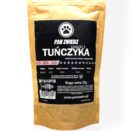 Pan Zwierz Smaczki z Tuńczyka 25 g | Przysmaki