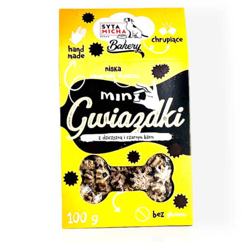 Syta Micha Mini gwiazdki Dziczyzna 100g | przysmak dla psa