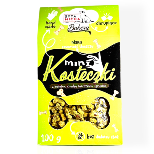 Syta Micha Kosteczki Indyk Gruszka 100g | przysmak dla psa