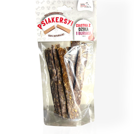 Syta Micha Psiakersy Dziczyzna Burak 100g | przysmak dla psa