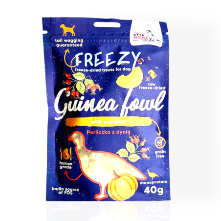 Syta Micha FREEZY Perliczka Dynia 40g | przysmak dla psa