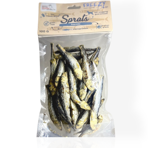 Syta Micha FREEZY Pure Szprotki 100g | przysmak dla psa