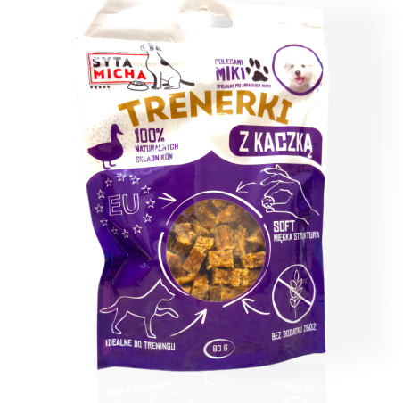 Syta Micha Trenerki Kaczka 80g | smaczki dla psa