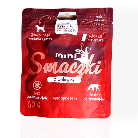 Syta Micha Mini Smaczki Wołowina 60g | smaczki dla psa