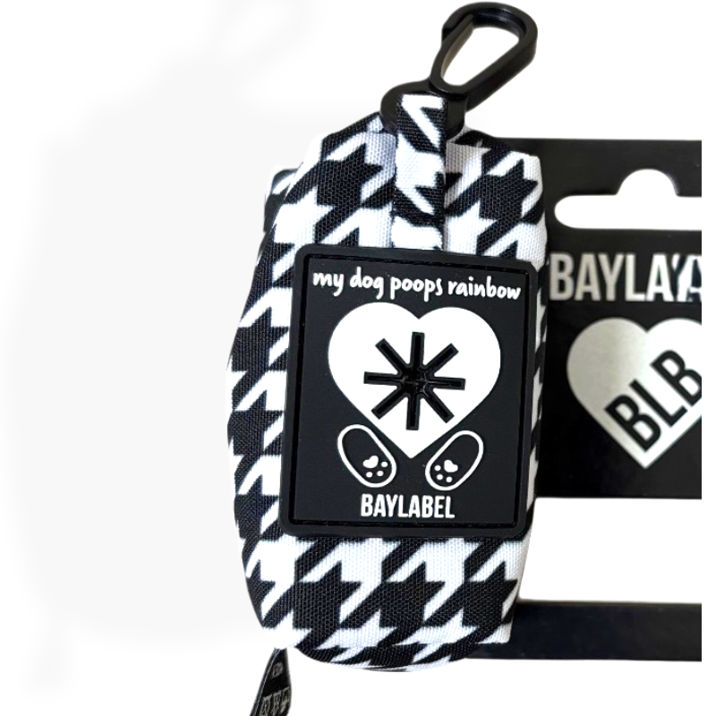 Baylabel Etui na kupoworki black'n'white | akcesorium higieniczne dla zwierząt