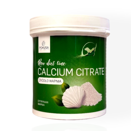 Pokusa Calcium Citrate Cytrynian Wapnia 250g | suplement dla psa