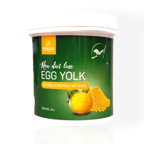 Pokusa Żółtko Jaja Kurzego 150g | suplement dla psa